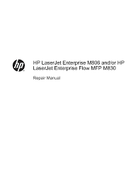 Hp Laserjet Enterprise M806 Flow Mfp M830 Sm Service Manual Download Schematics Eeprom Repair Info For Electronics Experts