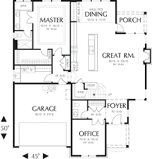 Floor plans of two story house concepts and designs. Plan 6952am Two Story Home Plan With Open Living Area Cottage House Plans House Plans Floor Plans
