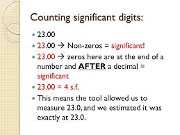 The number 306 means that the true value rests somewhere between 305 and 307, thus, the zero is known with certainty and is significant. Ppt Significant Digits Powerpoint Presentation Free Download Id 2347220
