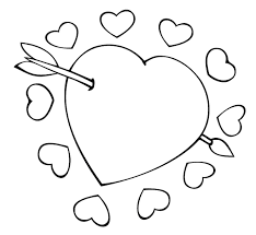 This cute free printable coloring is the king of hearts. Hearts Coloring Pages