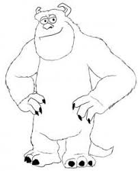 Decorate your design online with the interactive coloring machine or print to color at home. How To Draw Sulley From Monsters Inc Step 4 Monsters Inc Characters Monsters Inc Disney Drawings Sketches