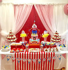 Circus Carnival Baby Shower Party Ideas Photo 2 Of 11 Circus Baby Shower Dumbo Baby Shower Circus Baby Shower Theme