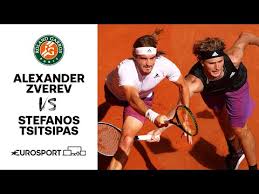 Alexander Zverev Vs Stefanos Tsitsipas 2021 Roland Garros Semi Fin