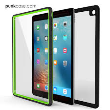 Punkcase Ipad Pro 9 7 Case Crystal Series Waterproof Ultra Thin Cover Shockproof Dustproof With Built In Screen Protector Light Green Water Proof Case Ipad Pro Screen Protector