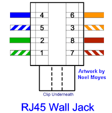 One cat 5 outlet terminated at distribution cabinet. Wiring Diagram For Network Cat5