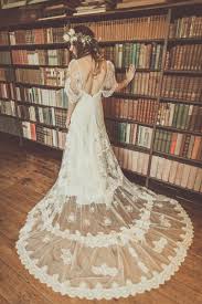 Yolancris For A Boho Bride And Her Laid Back Winter Barn Wedding Love My Dress Uk Wedding Blog Wedding Directory Boho Bridal Gowns Boho Bride Winter Barn Weddings