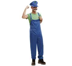 Pipe fitting replacement and repair. Grunes Super Plumber Kostum Fur Herren