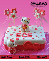 Sevimli Hello Kitty Dogum Gunu Pastasi Dogum Gunu Hello Kitty Parti Malzemesi