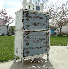 Tall Two Tone Chippy Paint Dresser By Frenchgardentreasure On Etsy 400 00 Painted Furniture Colors Chippy Painted Furniture Colorful Furniture