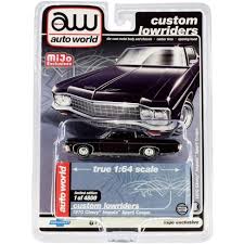 Versions of the model were released in the years 1958 to 1985, 1994 to 1996, and 2000 up until today. 1970 Chevrolet Impala Sport Coupe Black Custom Lowriders Limited Edition To 4800 Pieces 1 64 Diecast Model Car By Autoworld Target