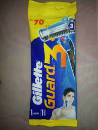 Plastic Gillette Guard Razor, Packaging Size: 10 CM