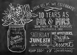 Please Wait 10th Wedding Anniversary Party Anniversary Invitations 25th Anniversary Party