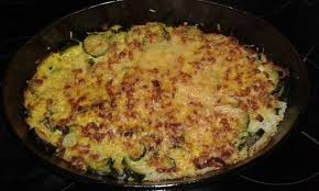 Gratin De Courgettes Et Riz Aux Lardons Sauce Boursin Et Curry Gratin Riz Courgette Sauce Boursin Gratin De Courgettes