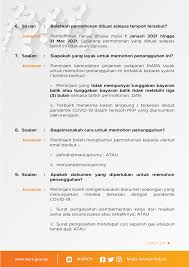 Contoh surat permohonan penangguhan bayaran balik pinjaman bank. Soalan Lazim Inisiatif Moratorium Majlis Amanah Rakyat Facebook