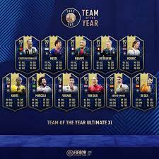 All 11 Toty Players Are Now Live In Game Fut Fifa19 Fifa Fifa Games Ea Sports Fifa