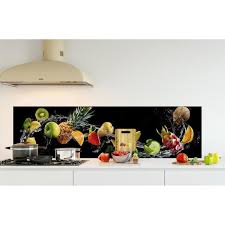 Check spelling or type a new query. Credence De Cuisine Adhesive En Verre De Synthese Fruits Avec Eclaboussures D Eau L 180 X H 50 Cm Cdiscount Bricolage