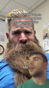 Just kidding 🤣 get him some beard oil 👌