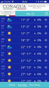 Este es el pronóstico del clima para las próximas horas #nicaragua #noticias lea más en www.canal4.com.ni. Conagua Clima On Twitter Pronostico Meteorologico Para Monterrey Nuevoleon
