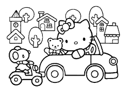 Hello Kitty coloring pages to print for kids - Hello Kitty Kids Coloring  Pages