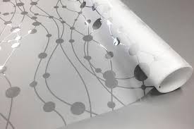 Fenster Dekorfolie Mit Satiniertem Perlenmuster Pearl Premium Dekor Fensterfolie Folie