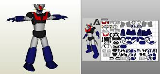 Mazinger Z Armor Pepakura Pepakura Pepakura Designer Prop Design