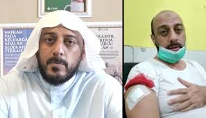 (twitter/@lambe_fess), syekh ali jaber (youtube/deddy corbuizer). Pengakuan Syekh Ali Jaber 12 Tahun Ceramah Di Indonesia Baru Kali Ini Nyaris Dibunuh
