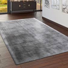 Teppich Handgefertigt Vintage Grau Teppich Handgefertigt Hochwertig 100 Viskose Vintage Optisch Meliert In Grau Tepp Teppich Grau Teppich Teppich Wohnzimmer