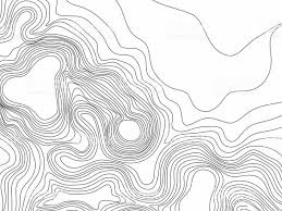 Abstract Black And White Vector Art Abstract Black And White Topographic Contours Lines Of Mountains In 2020 Contour Line Art Line Art Vector Abstract Line Art