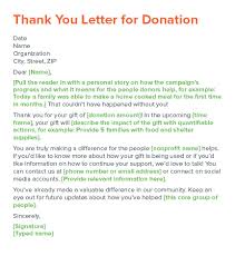 Aim to get your letters of thanks in the mail within 1 to 2 days of the donation. Donation Letters How To Write Them 3 Templates