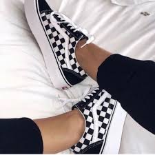 Black And White Checkered Vans Men Platform Checkered Vans Platform Vans Sneakers Fashion Adidas Fashion Shoes