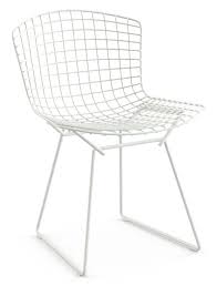 The bertoia chair by knoll international is a real classic. Knoll International Bertoia Stuhl Weiss Ohne Sitzkissen Von Harry Bertoia 1952 Designermobel Von Smow De