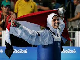 وتعد هداية ملاك أول لاعبة فى تاريخ مصر الأوليمبى الممتد لأكثر من 100 عام تحمل علم مصر فى حفل افتتاح الأولمبياد هذا العام. Ù‡Ø¯Ø§ÙŠØ© Ù…Ù„Ø§Ùƒ ØªØ­Ø±Ø² Ø¨Ø±ÙˆÙ†Ø²ÙŠØ© Ø§Ù„Ø¬Ø§Ø¦Ø²Ø© Ø§Ù„ÙƒØ¨Ø±Ù‰ Ù„Ù„ØªØ§ÙŠÙƒÙˆÙ†Ø¯Ùˆ Ù†Ø§Ø¯ÙŠ Ø§Ù„ØµÙŠØ¯ Ø§Ù„Ù…ØµØ±ÙŠ