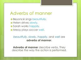 What is adverb of manner in tagalog. Adverbs Of Manner Adverbios