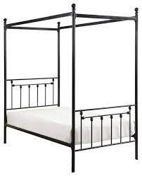 Shop for black twin bed frames online at target. In Stock Cameron Canopy Metal Platform Bed Traditional Canopy Beds By Lexicon Home Houzz
