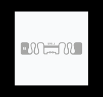 AD Belt - White RFID Tag M730 17x73mm 3008152
