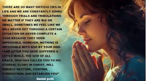 God is always working, though often in ways we cannot see, and that we  serve a God for whom nothing or no one is too far from his reach.