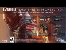 Battlefield 1 Ps4 Region All Early Enlister Deluxe Edition Unboxing Battlefield 1 Battlefield Xbox One