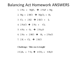Answers to practice problems 1. Balancing Act Worksheet Answer Key Promotiontablecovers