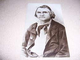 1806-1871 COLONEL STAND WATIE, CIVIL WAR CHEROKEE INDIAN VTG REPRO POSTCARD