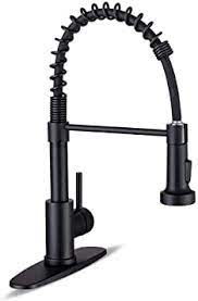 Click to see our best video content. Kitchen Faucet Kitchen Faucets With Pull Down Sprayer Wewe Sus304 Stainless Steel Matte Black Industrial Single