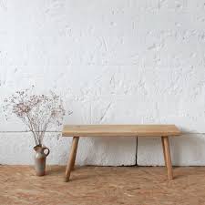 Banc Bois Wabi Sabi Chene I211 Banc Bois Banquette En Bois Decoration Entree Appartement