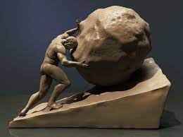 Sisyphus is a former king sentenced to an eternity of punishment within tartarus for attempting to cheat death. Sysiphus By Jokermax On Shapeways Sisyphus Tattoo Sculpture Art Statue