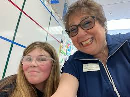 Here is how I was recognized today from some students at THHS: It's her  again Oh, there is Mr. Schulman's mother Hey, Barbara I loved each and  everyone of those💕 It was