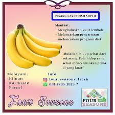 Cavendish banana / pisang montel (1kg) rm 6.50. Jual Buah Pisang Cavendish Dan Sunpride Super Impor Kota Surabaya Four Seasons Fresh Tokopedia
