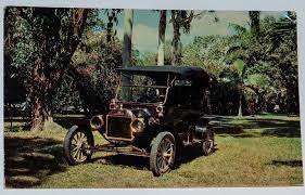Edison Model T Ford Henry Ford Edison Winter Home Fort Myers Postcard Model T Postcard Winter House