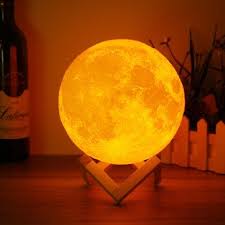 15cm 3d Magical Two Tone Moon Lamp Usb Charging Luna Led Night Light Touch Sensor Gift Is Multicolor Newchic Mobile Led Night Light Lamp Night Light