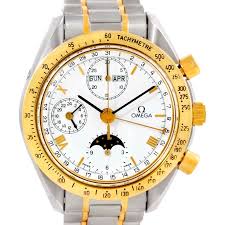Omega Speedmaster Maison Fondee 1848 Chrono Moonphase Watch 3330 20 00 Luxury Watches For Men Omega Speedmaster Omega
