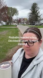 Day 1 of 75 Hard. Let’s get it! Influenced by skinnytok. #75hard #walking  #skinnytok #weightlossjouney #postpartum