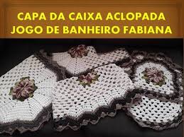 Capa De Crochê Para Caixa Acoplada De Banheiro Capa Da Caixa Acoplada Versao Destros Jogo De Banheiro Fabiana Youtube Jogos De Banheiro Jogos De Banheiro Croche Tapete Redondo De Croche