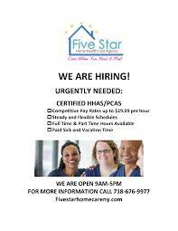 Maybe you would like to learn more about one of these? Five Star Home Health Care Agency Home Facebook